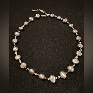 Silpada Sterling Silver and Freshwater Grey Pearl necklace